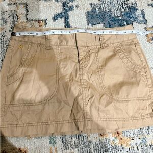 Express Tan Mini Skirt